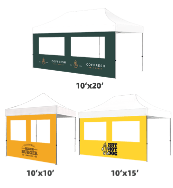 custom printed business tents
