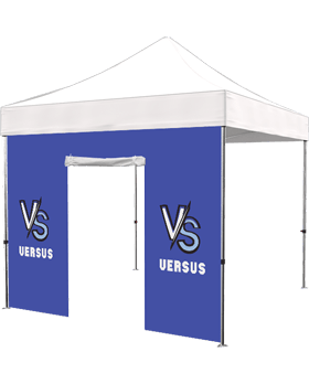 10ft Pop Up Canopy Wall - Rolling Door