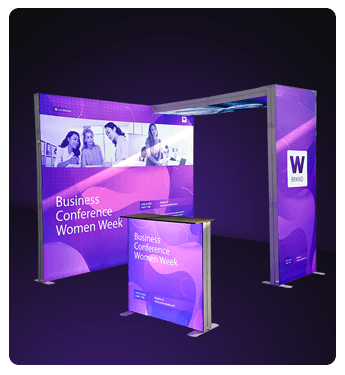 SEG Modular Lightbox Display Kit for trade show