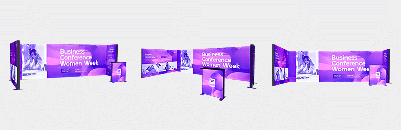 Tradeshow SEG Modular Lightbox Display Kit H