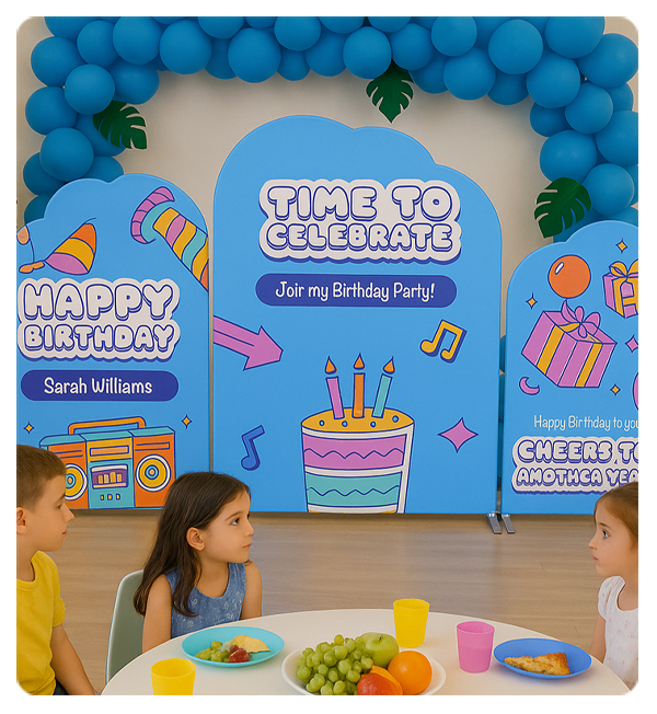 Trade Show Pop Up Tower with Portable Aluminum Tubes