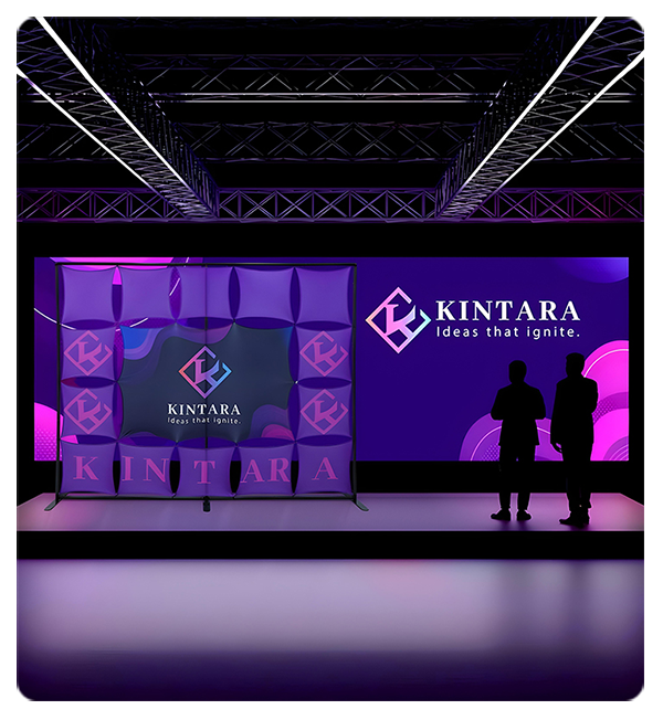 Trade Show Pop Up Tower with Portable Aluminum Tubes