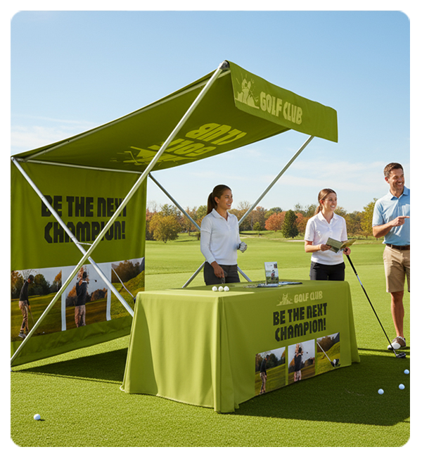 Trade Show Pop Up Tower with Portable Aluminum Tubes