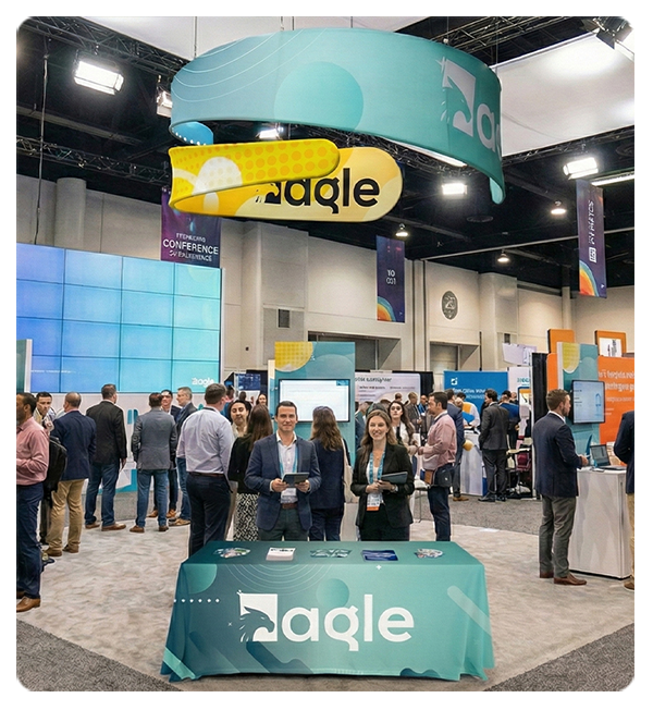 Trade Show Pop Up Tower with Portable Aluminum Tubes