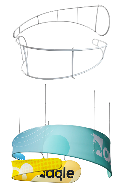 Hexagonal Ceiling Sign